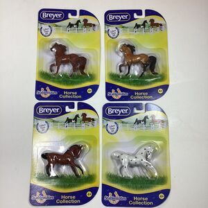 4 Breyer Stablemate Horse Collection Warmblood Appaloosa Arabian Morgan New